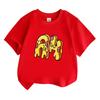 Merchandising A4 Camisetas para Niños 100% Algodón Merch A4 Estampado Lamba Camisetas Geniales Ropa Casual Niños Niñas Streetwear Tops Camisetas de Anime de Verano