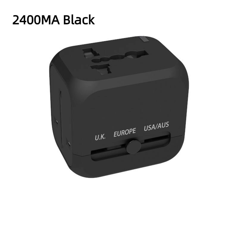 

1Pcs US EU UK AU Plugs With 2 USB & 1 Type C Universal All-in-One Wall Travel Charger Adapter