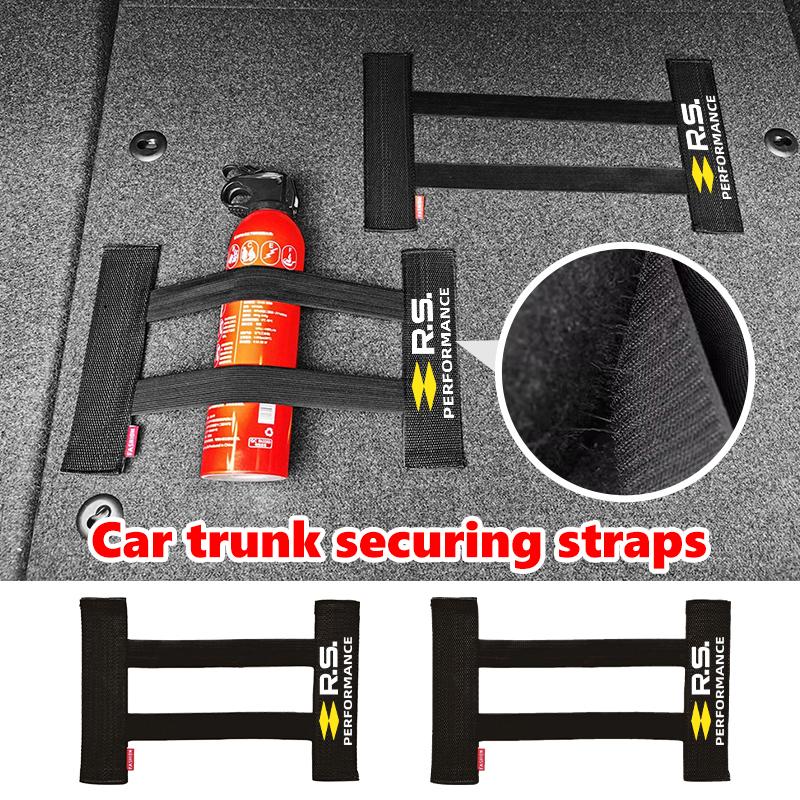 Car Trunk Organizer Strap Fixing Belt Storage Bag Tapes Fixed For Renault Dacia RS Megan Scenic Logan Laguna Clio 3 4 Kadjar R333