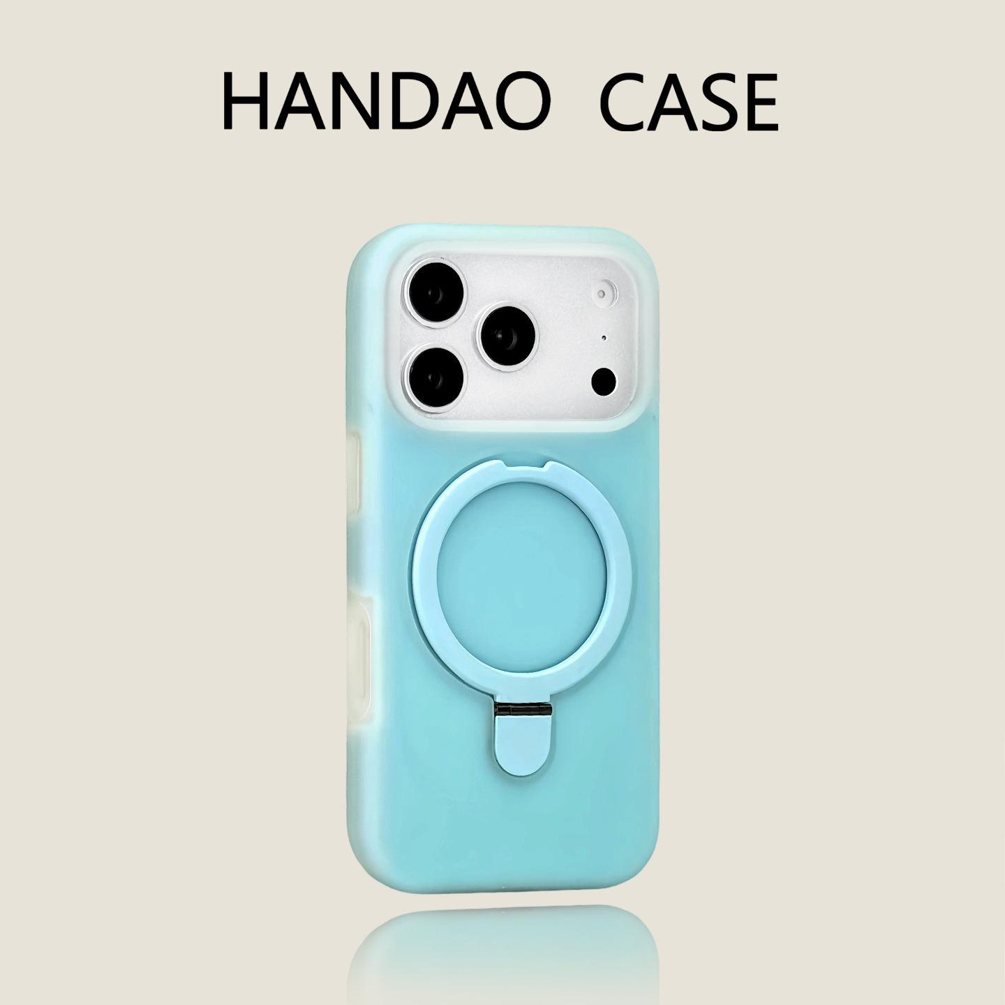 Magnetic Liquid Jelly Stand with Skin-Feel Case for iPhone 17 Pro Max - All-Inclusive Protection Pro Max