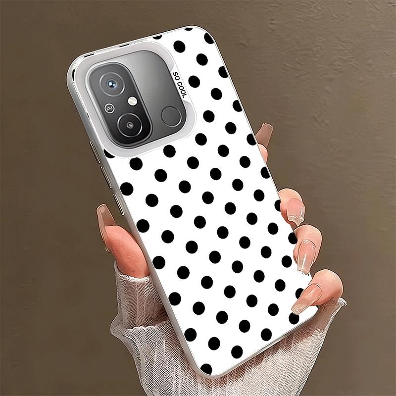 Polka Dots Art Fashion Desgin Shockproof Phone Case for Xiaomi Poco X7 X6 X5 X3 Pro F7 Ultra M8 Redmi 15C 15 14C 13C 12C 10C 13