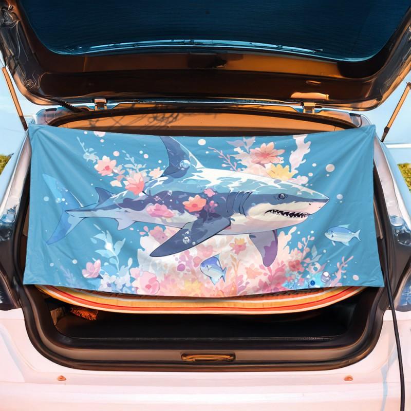 Magnetic Corner Beach Towel Ultrafine Fiber Quick Dry Sandproof Wind Resistant Travel Camping Pool Gym Surfing Outdoor Changing