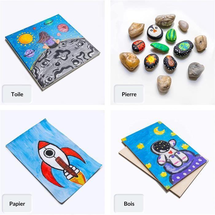 Peinture Tempera Enfant Lavable - Creative Deco - 12x20ml