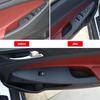 4 stuks Auto Styling Koolstofvezel Stickers voor Hyundai Tucson 2015 2016 2017 2018 Accessoires Raamheffer Bedieningsknop Paneel