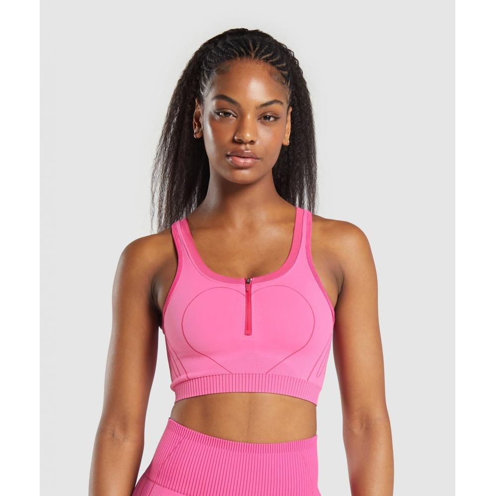 

GYMSHARK Contour Heart Seamless Tank Fetch Pink Punk Pink B8A3I KB3D