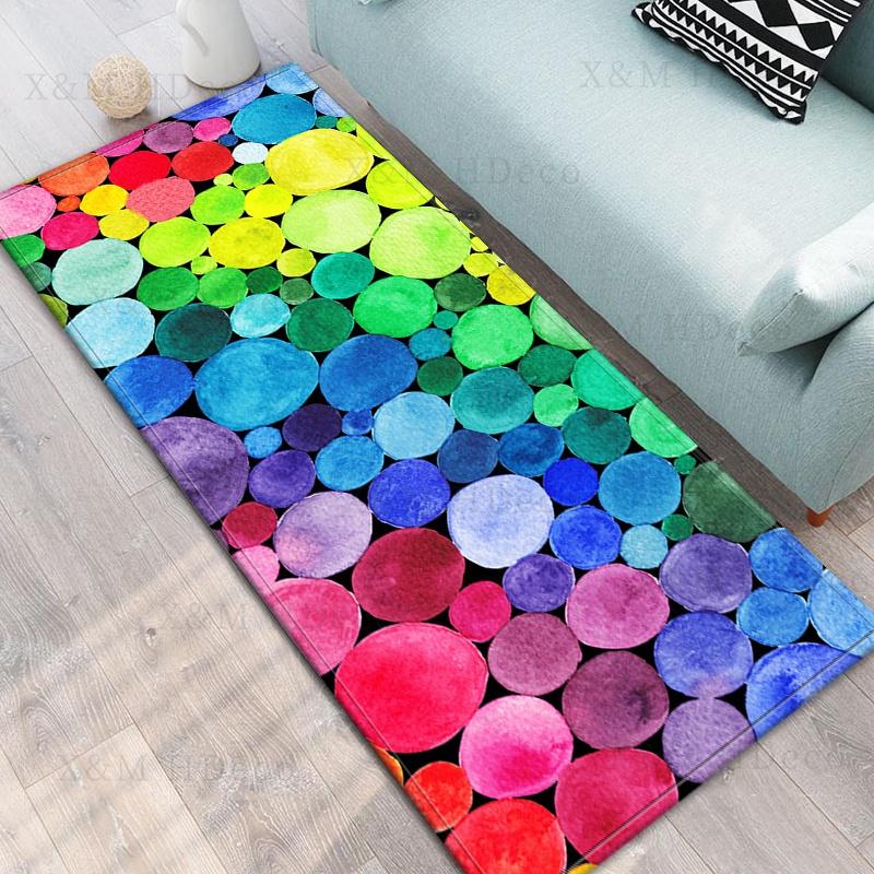 X M Hdeco Vintage Area Rug Round Large Geometric Colored Dots Floor Mat Carpet Bedroom Kitchen Bathroom 40 60 50 80 120 160cm At Affordable S Free Real Reviews With Photos Joom X M Hdeco Vintage Area Rug Round, Large Round Bathroom Carpet