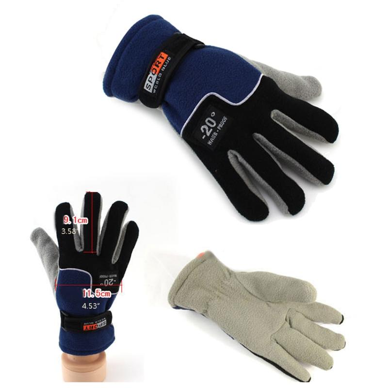Men Women Winter Gloves Warm Thermal Anti-slip Outdoor Running Snowboard Gloves