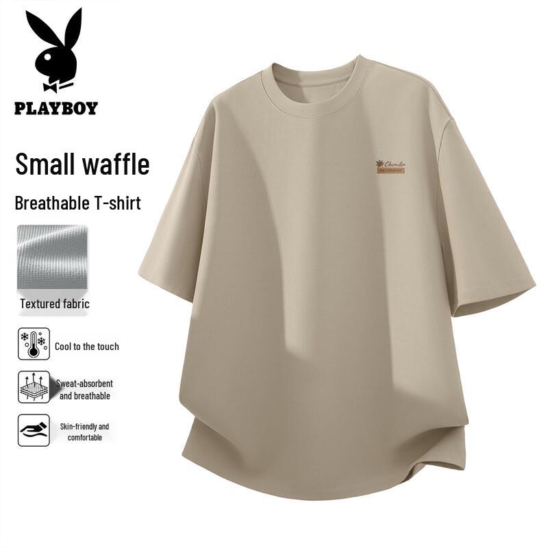 

PLAYBOY Men s Waffle Knit Short Sleeve T-Shirt XL
