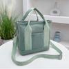 Women's Canvas Tote Bag  Handbags for Commuting Bag Pure Color Messenger Shoulder Bag Female Handbag