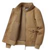 Chaqueta de piloto MA-1 para hombre: Chaqueta de Moto Primavera/Otoño, Talla Grande, Uniforme de Vuelo Militar de Color Sólido