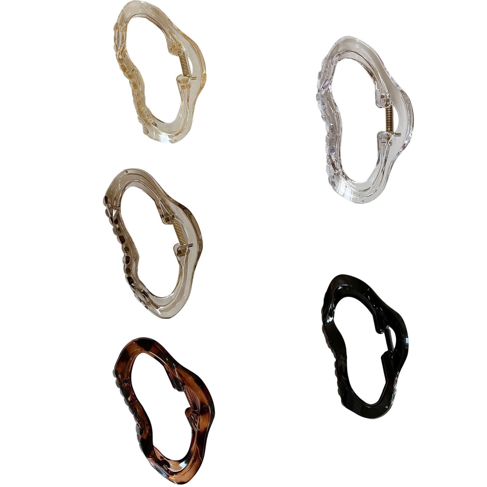 

Trendy Cloud Acrylic Hair Clip Strong Clasp For Long Hair Smooth Clip Lightweight Everyday Use 5