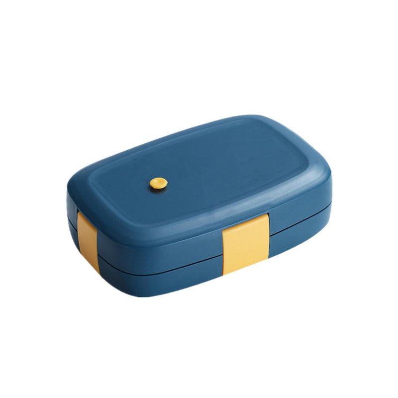 Insulated 304 stainless steel lunch box can be filled with water portable lunch box for student office worker sweet bento box