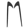 2Pcs Hook Shape Car Exterior Sticker Decorative Accessory Universal Fit for Benz