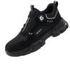 Fashion Safety Boots Fashion New Safety Work Shoes Anti-smash Anti-puncture Anti-odor Men Wear Shoes Non-slip Knob Buckle Steel Toe Shoe