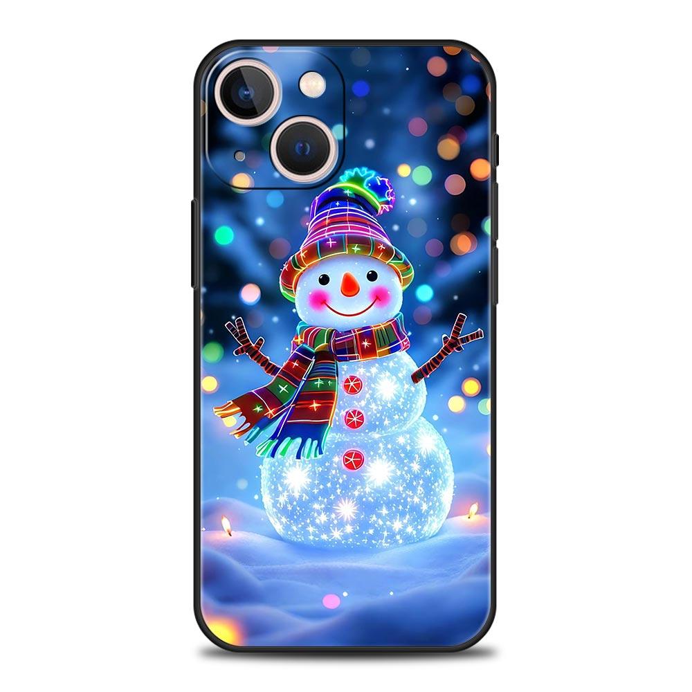 Weihnachtsmann Handyhülle Cover für iPhone 17 16 15 14 13 12 Pro Max 11 Pro Max 17 AIR Plus Stoßfest Weiche TPU Hülle Fundas