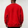 Men's Color Neck Sweatshirt Loose Fit Casual Pullover for Winter