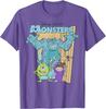 Disney Pixar Monsters Inc. Mike Sully Boo Group Poster T-Shirt