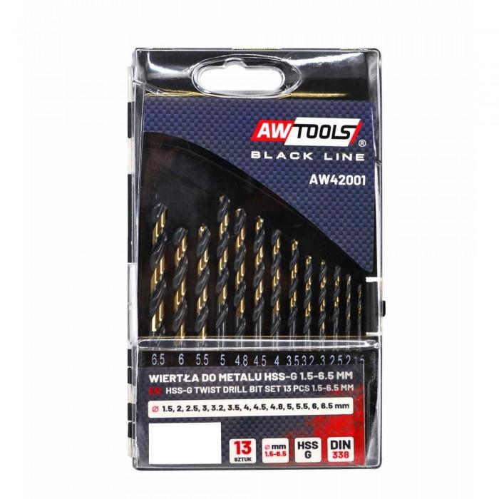 AW Tools Premium Twist Steel HSS Drill Bit Set (Pack of 13)