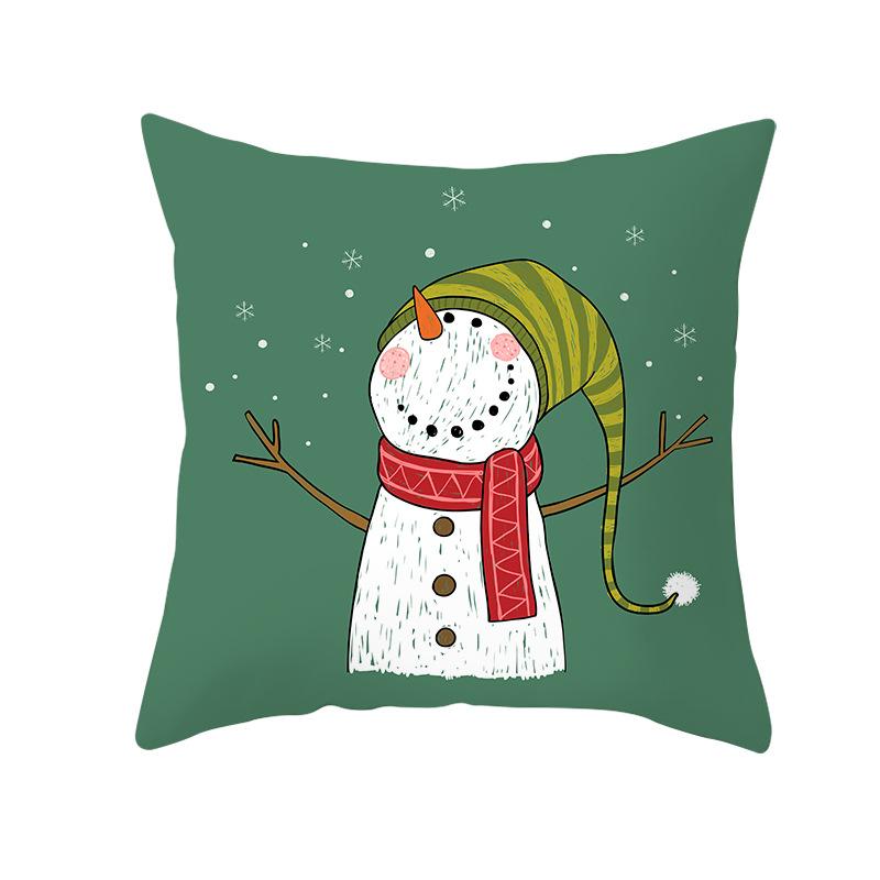 Fresh Green Christmas Pillow Cover Home Ornament Pillow Sleeping Pillow Cushion Cover Premium Durable Quality Useful