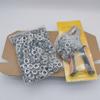 Kit 300 Pezzi Occhielli Metallici 10mm con Strumento di Installazione e Pinza a Mano
