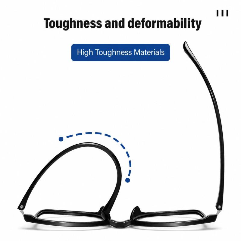 Titanium Alloy Blue Light Blocking Reading Glasses Ultra HD Lens Lightweight Durable Presbyopia Myopia Glasses Reading Glasses