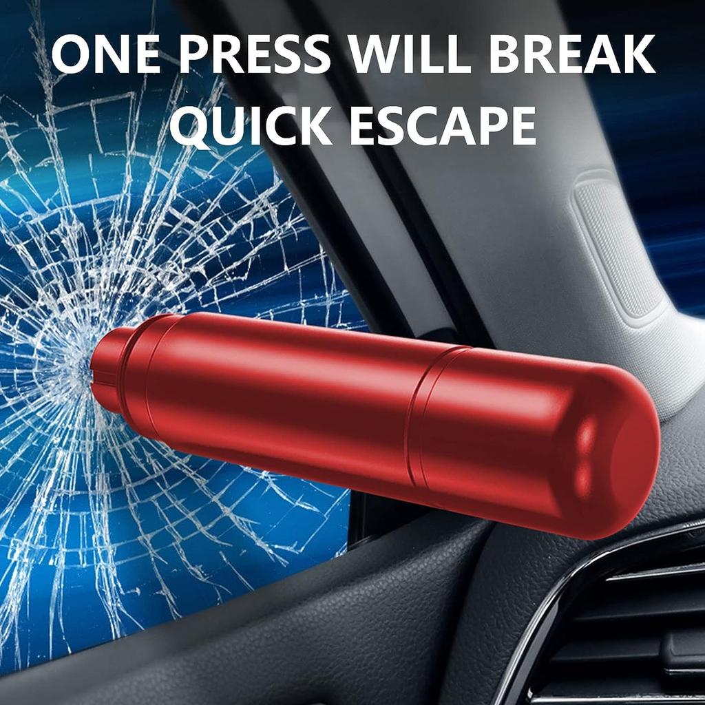 2 In 1 Car Emergency Safety Hammer, Car Accessories with Belt Cutter, Window Breaker, Car Emergency Tool, Multifunctional Window Break