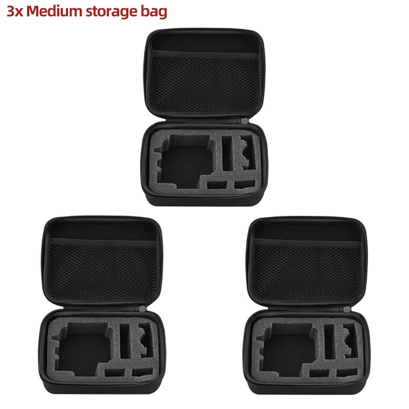 Storage Bag Travel Portable Carrying Case For GoPro Hero 13 12 11 10 9 SJCAM Insta360 AKASO DJI Osmo Action Camera Accessories