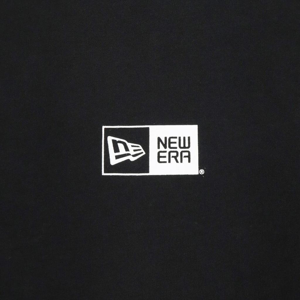 New Era Langarm Oversized Baumwolle Größe 23 Box ONSPOTZ und Stilvoll Klein und Plus Geschenkidee T-Shirt, Tee, (14566750, NER33A0174), Schwarz, XXL, Logo,