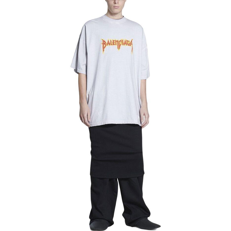 Balenciaga Metalen Vintage Oversized T-shirt 694576TMV880901
