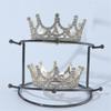 Elegant Detachable Crown Display Stand Sturdy Stainless Steel Frame Suitable for Secure Jewelry Exhibition Presentations