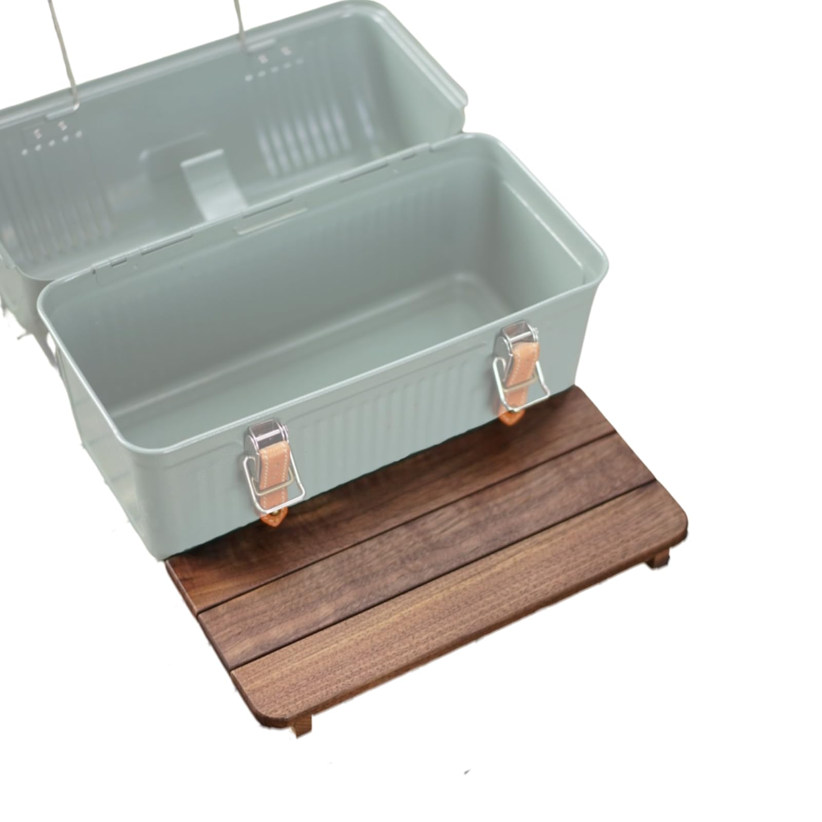 

kinakoma.craft Stanley Lunch Box 9.4L, Solid Walnut Front Board, Premium Natural Wood