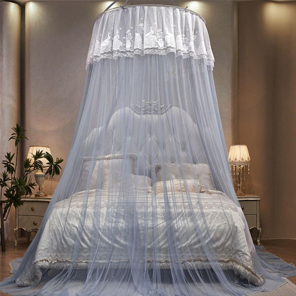 Lace Dome Mosquito Net Fine Mesh Queen-Size Bed Tent Universal Bed Curtain Bedroom