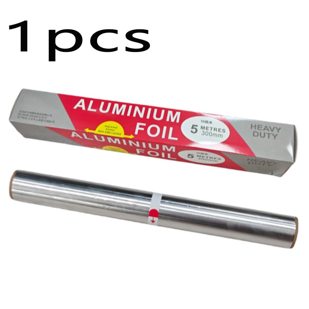 

1/2pcs Thick Tin Foil Paper Disposable Baking Tray Heat-Resistant Oven Papers For Home Outdoor Barbecue Rilled Fish Baking Tools other