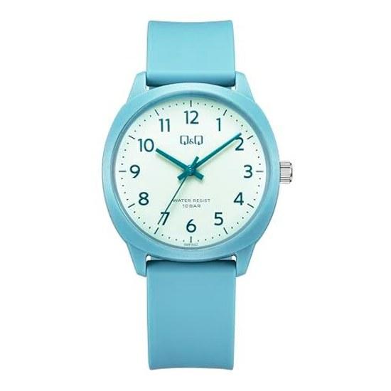 Citizen QQ 10 ATM wasserdicht leicht gut ablesbares Zifferblatt einfach V52A-504VK blau