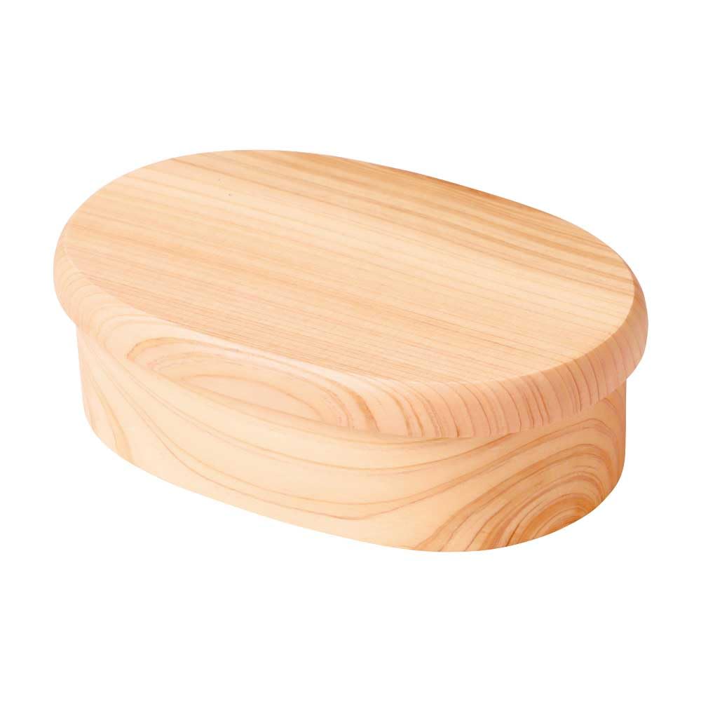 

Yamaco Hinoki Bento 786862 Box, Oval, 17x11xH5.5cm