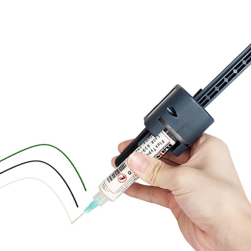K-2208 Univerzální vytlačovač pájecí pasty Booster Manuální vytlačovač Šetřící práci Lepicí pistole Pájecí olejový tavidlo pro telefony Nástroj pro nanášení pasty