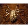 Steampunk, Roți dințate, Insecte, Broșe Pini Păianjen Argintiu