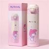 Cinnamoroll, Kuromi, and My Melody Water Bottle, 500ml, for Kids and Adults, with Lid, Direct Drinking, Insulated, and Heat-Resistant Stainless Steel