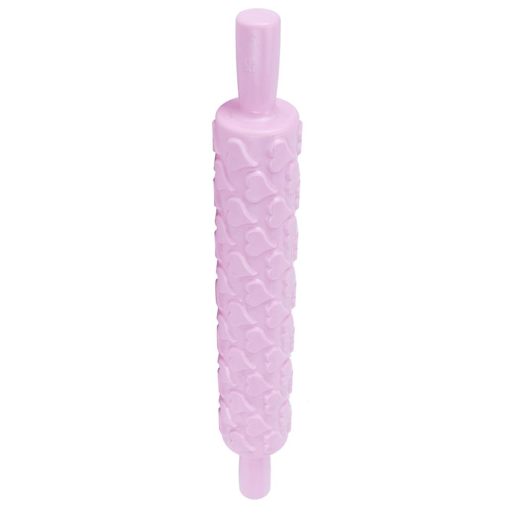 Fondant Cake Rolling Pin Embossing Roller Bakery Cookies Pastry Decorating Tools(HeartShape )