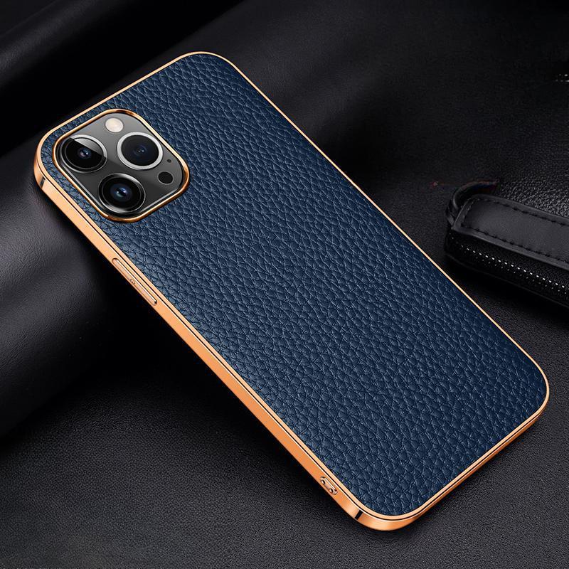 

Подходит для чехла для телефона Apple 15promax, Текстура личи iPhone14, Высококлассный бизнес 12 Противоударный 13 Мужской кожаный чехол iPhone 13 6.1 inch