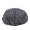 Vintage Striped Beret Women Autumn And Winter Artist Painter Hat Korean-Style Casual Versatile Trendy Ivy Cap Men Newsboy Cap