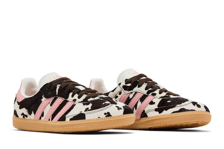 adidas Samba OG Cow Print Dark Brown Wonder Mauve (Women's)