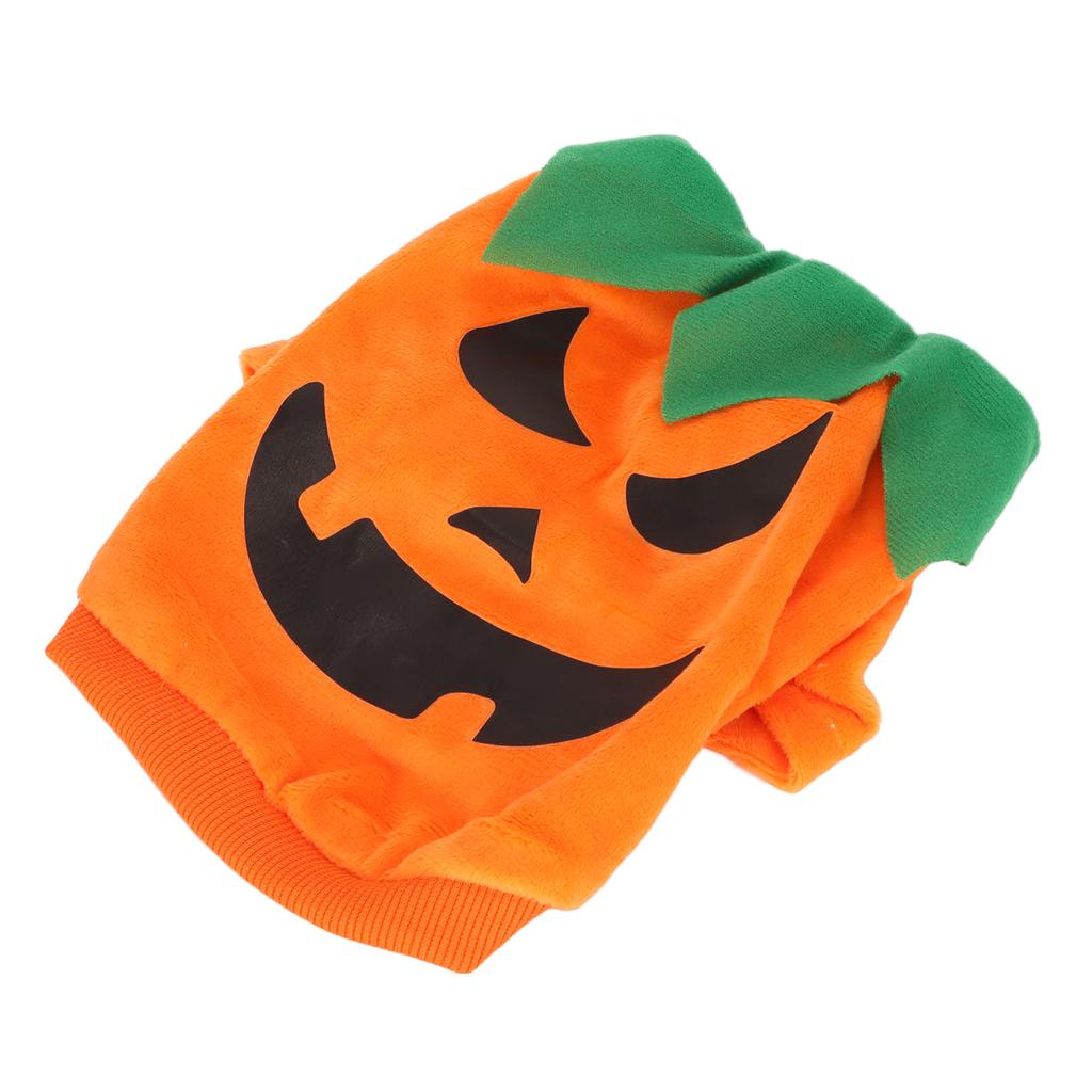 Halloweenské psí tričko Roztomilé dýně duchové Měkké elastické Oblečení pro domácí mazlíčky Cosplay pro malé střední psy kočky