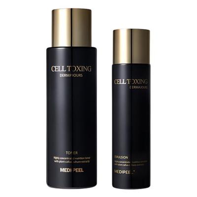 Cell Toxing Dermajours Toner Emulsion Set Korean Skincare 120ml X2 Sets