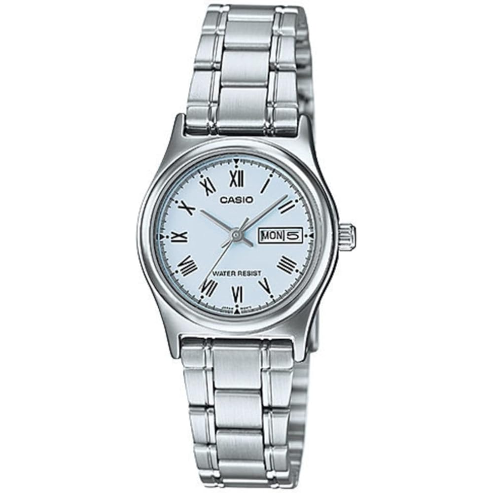 Casio LTP-V006D-2BUDF Women s Stainless Steel Watch Blue Dial Quartz Movement
