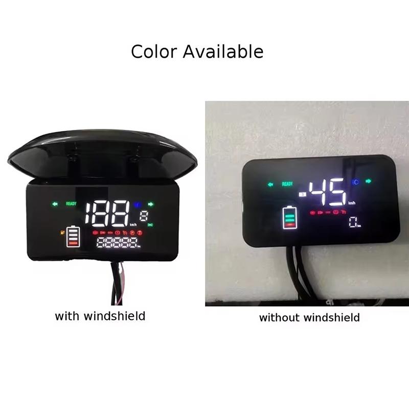 E-Bike Display Motor Speed Meter Screen Lcd 48/60/72V Electric Bikes Scooter Control Handlebar Switch Electric Bike Parts