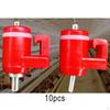 Pack Automatic Chicken Waterer Poultry Feeders Hen Duck Screw Style