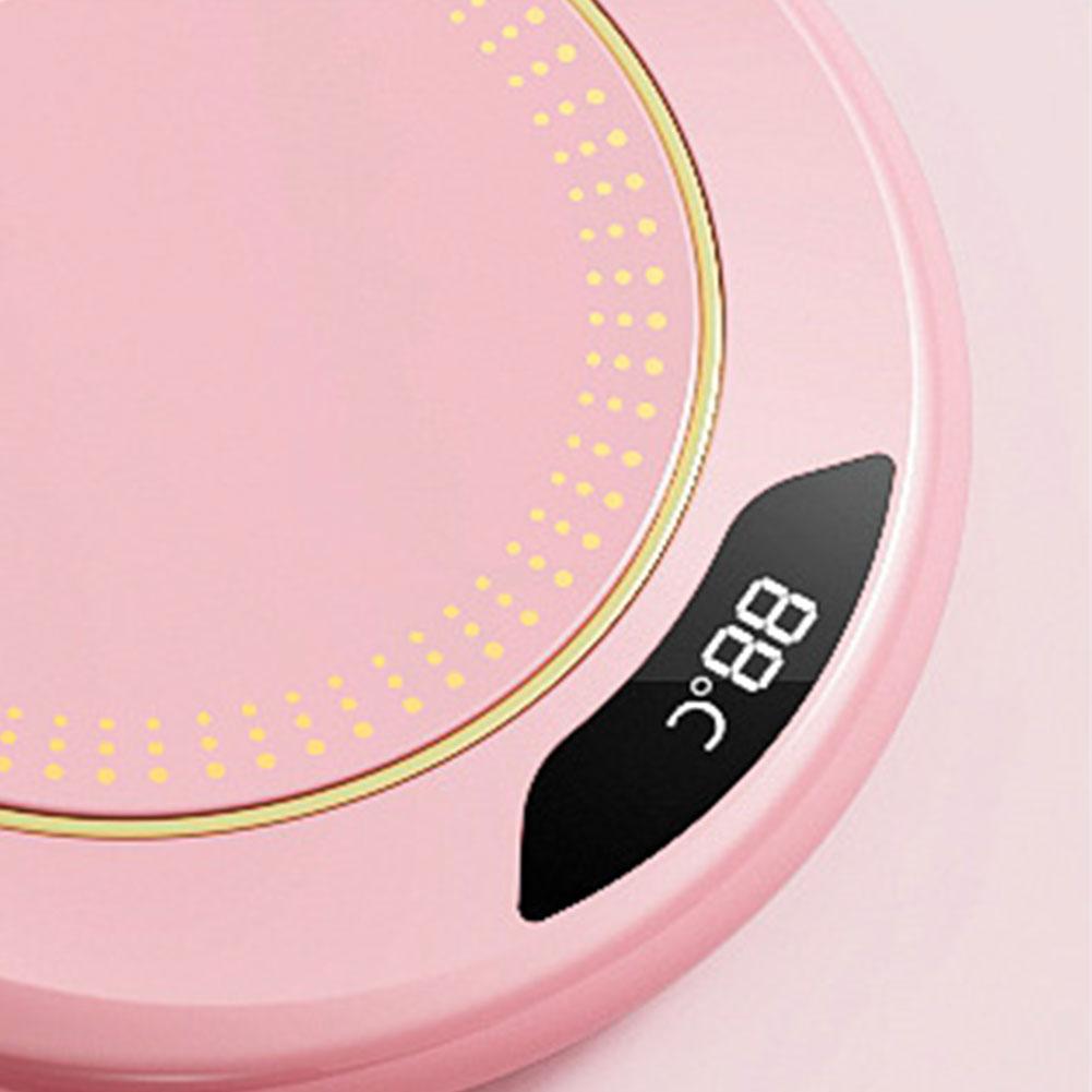 USB Coffee Mug Warmer with 3 Temperature Settings Smart Cup Warmer Electric Beverage Warmer for Hot Coffee Tea and Milk