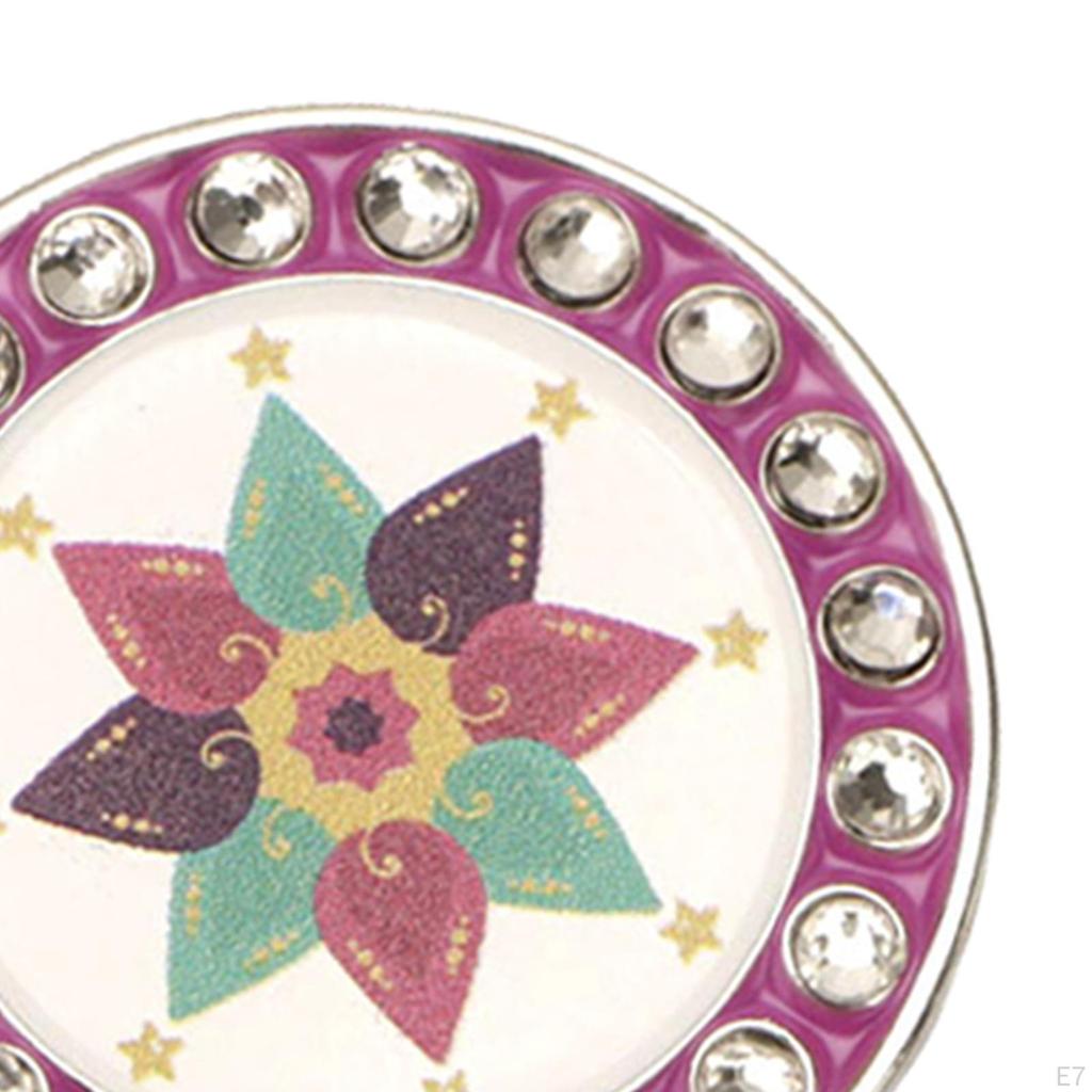 Golf Ball Marker Hat Clip for Men Women Zinc Alloy Markers Removable Caps Visor