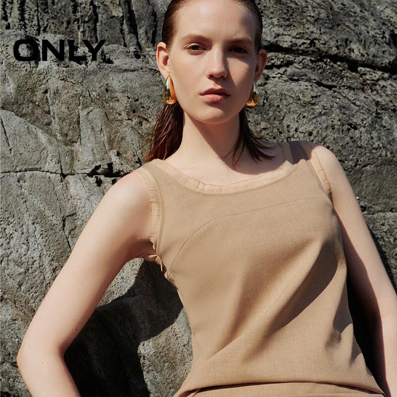 ONLY 2024 Fall Sleeveless Patchwork Mini Dress